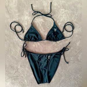 PLAYBOY Rhinestone String Bikini